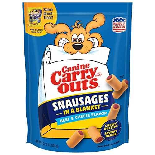 Canine Carry Outs Snausages in a Blanket Dog Treats 4-Pack: $17.30 Canine Carry Outs Snausages in a Blanket Dog Treats 4-Pack: $17.30