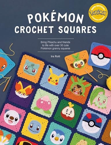 Pokémon Crochet Squares Book: $14.29 Pokémon Crochet Squares Book: $14.29