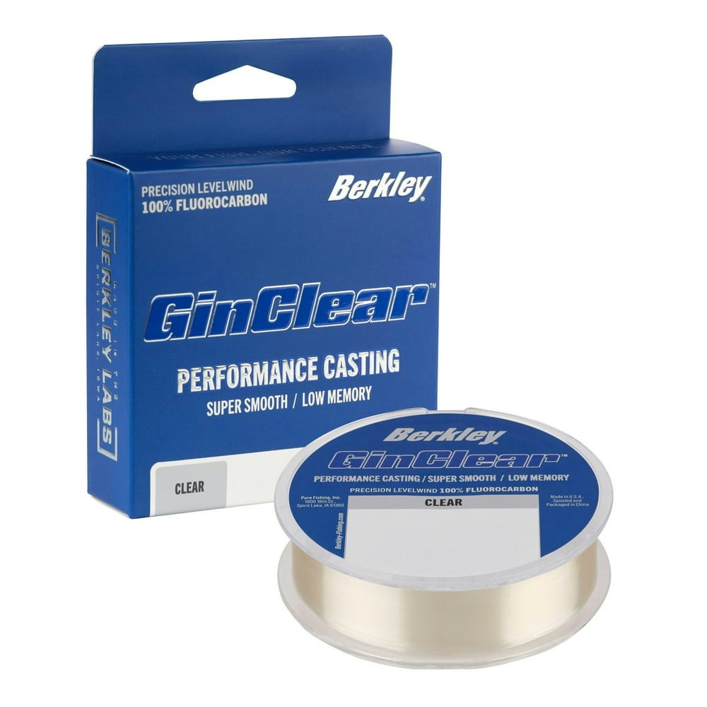 Berkley Ginclear Fluorocarbon 200-Yard Spool: $19.99 Berkley Ginclear Fluorocarbon 200-Yard Spool: $19.99