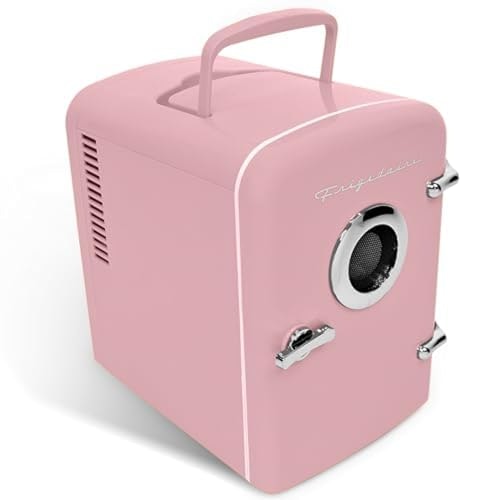 Frigidaire Retro Mini Beverage Cooler with Bluetooth Speaker: $32.99