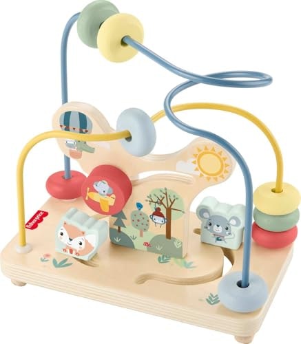 Fisher-Price Wood Bead Maze Activity Toy: $18.12