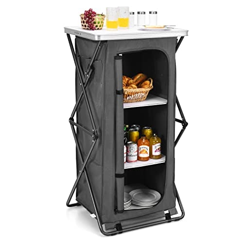 Giantex 47-Inch Folding Camping Storage Cabinet: $79.14