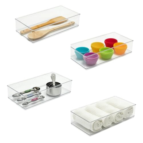Clearly Large Wide Drawer Organizer 4-Pack: $24.63 Clearly Large Wide Drawer Organizer 4-Pack: $24.63