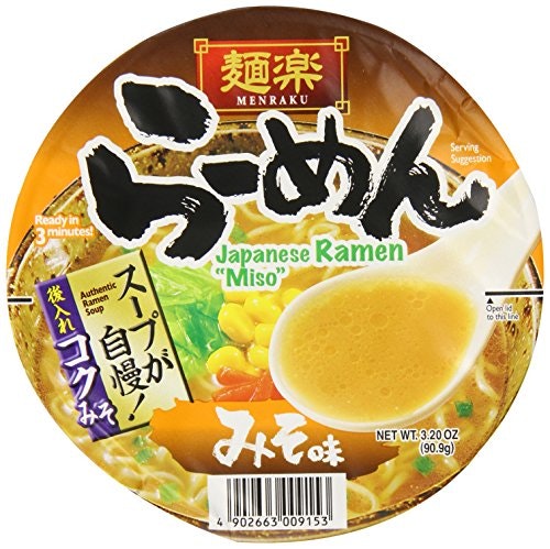 Hikari Miso Menraku Miso Ramen Cup 3.2oz: $2.68 Hikari Miso Menraku Miso Ramen Cup 3.2oz: $2.68
