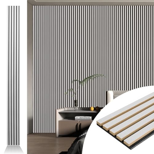 Art3d 107\" x 8\" Fluted Wall Panels 4-Pack: $203.45