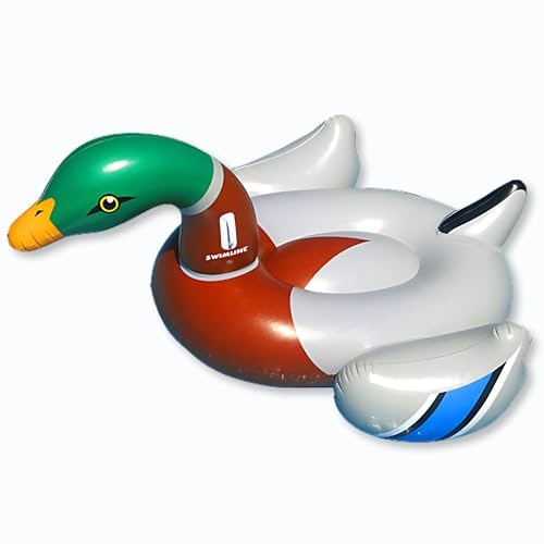Swimline Giant Mallard Duck Inflatable Pool Float: $15.45 Swimline Giant Mallard Duck Inflatable Pool Float: $15.45
