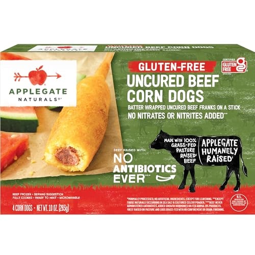 Applegate Natural Gluten-Free Corn Dogs 10-oz.: $4.68 Applegate Natural Gluten-Free Corn Dogs 10-oz.: $4.68