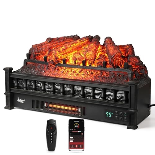Turbro Eternal Flame 26-Inch 1,500W Electric Fireplace Log Heater: $114.99 Turbro Eternal Flame 26-Inch 1,500W Electric Fireplace Log Heater: $114.99