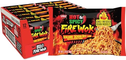 Nissin Fire Wok Screamin Beef Noodles 12-Pack: $8.25 Nissin Fire Wok Screamin Beef Noodles 12-Pack: $8.25