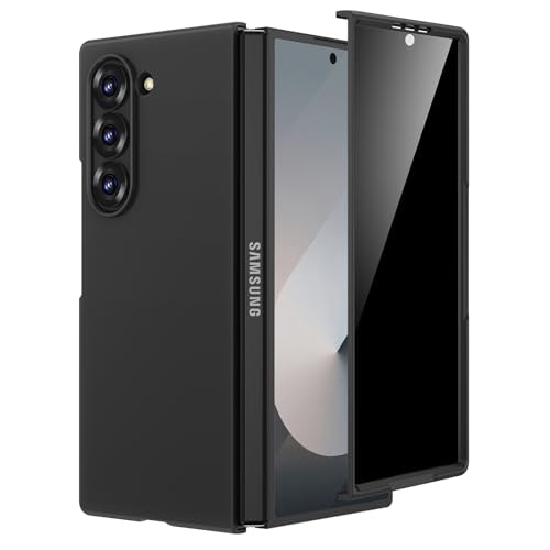 Maxdara Samsung Galaxy Z Fold 6 Case with Privacy Screen Protector: $12.27
