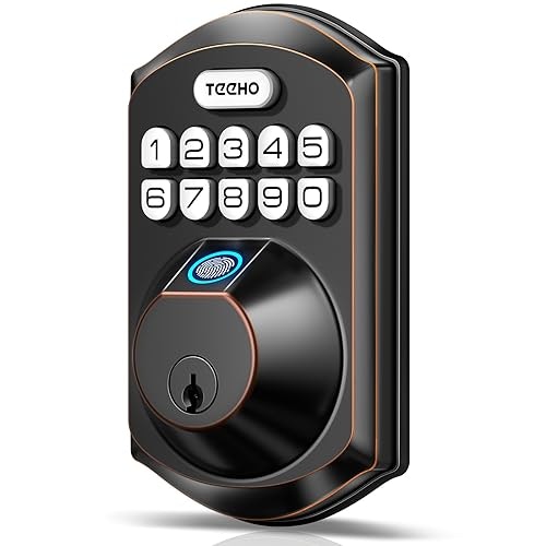Teeho TE002 Fingerprint Deadbolt with Keypad: $41.79 Teeho TE002 Fingerprint Deadbolt with Keypad: $41.79