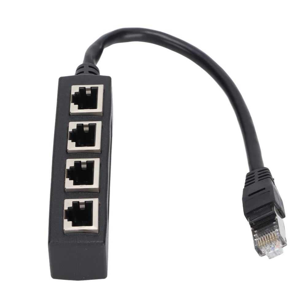 RJ45 1-to-4 Ethernet Cable Splitter Adapter: $9.90 RJ45 1-to-4 Ethernet Cable Splitter Adapter: $9.90