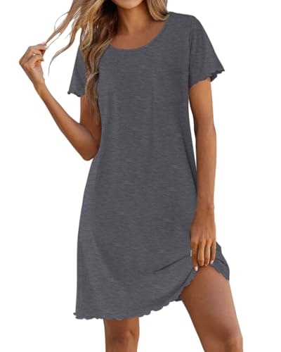 Ekouaer Bamboo Viscose Nightgown: $12.98 Ekouaer Bamboo Viscose Nightgown: $12.98