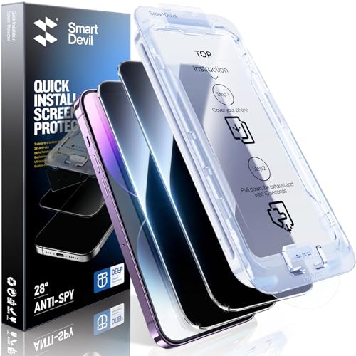 Smartdevil iPhone 14 Pro Privacy Screen Protector 2-Pack: $15.28 Smartdevil iPhone 14 Pro Privacy Screen Protector 2-Pack: $15.28