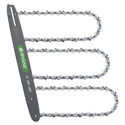 Byane 16-Inch Chainsaw Bar and Chain Combo: $40.79