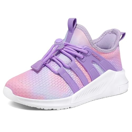 Runside Girls Lightweight Lace-up Running Sneakers: $20.39