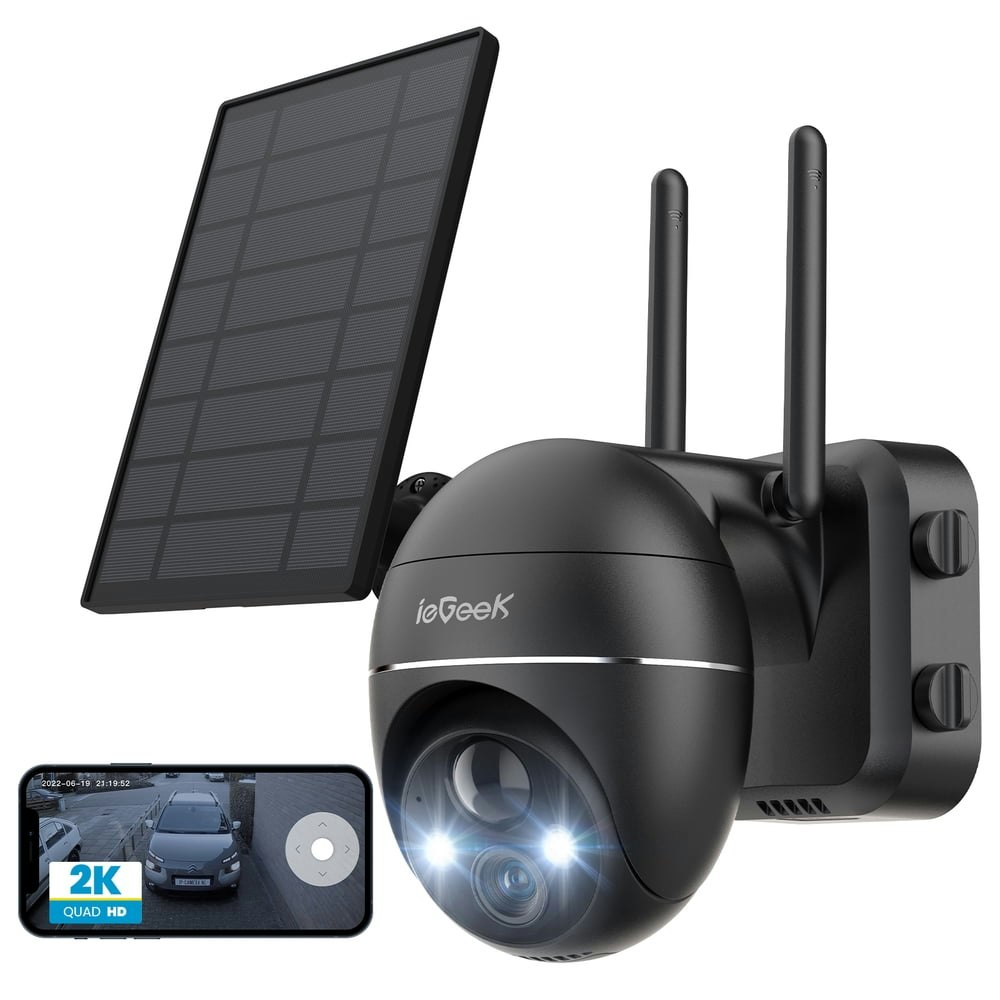 ieGeek 3MP Solar-Powered Wireless PTZ Security Camera: $39.99 ieGeek 3MP Solar-Powered Wireless PTZ Security Camera: $39.99