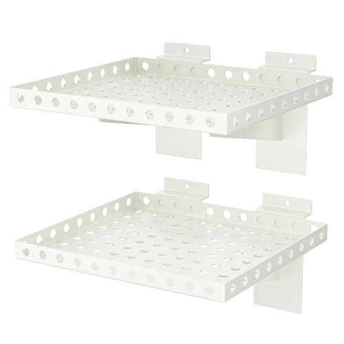 Bobiban 10" x 12" Heavy Duty Slatwall Shelves 2-Pack: $28.89 Bobiban 10" x 12" Heavy Duty Slatwall Shelves 2-Pack: $28.89