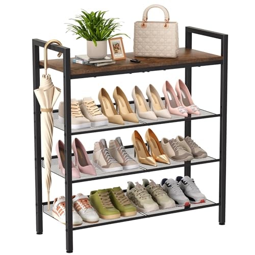 Geebobo 4-Tier Shoe Rack: $34.98 Geebobo 4-Tier Shoe Rack: $34.98
