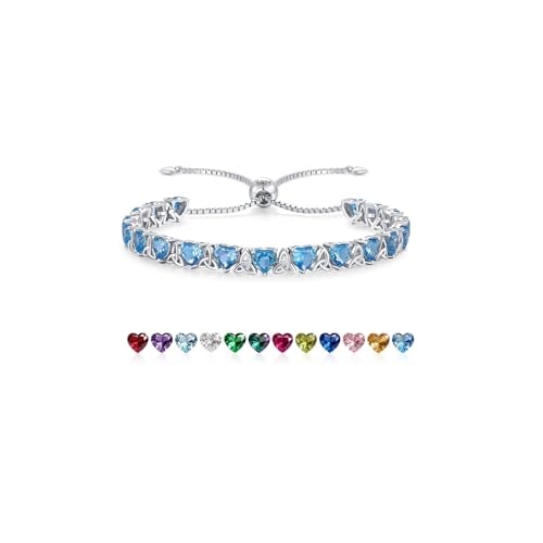 Etermbol December Birthstone Tennis Bracelet: $89.99 Etermbol December Birthstone Tennis Bracelet: $89.99