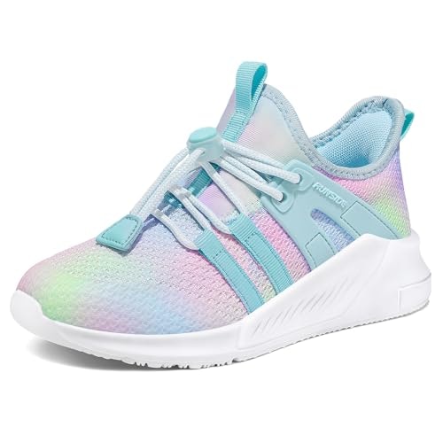 Runside Girls Lightweight Gradient Sports Sneakers: $20.98