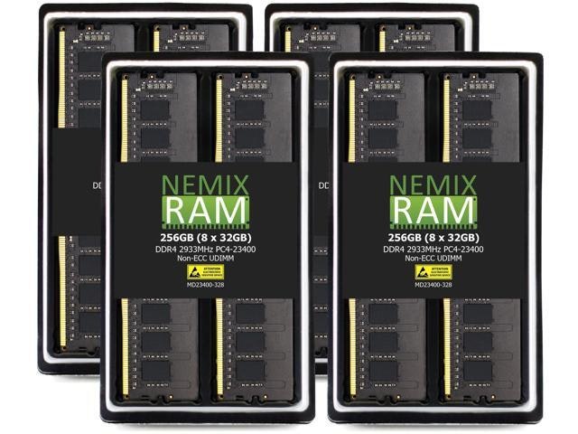 Nemix RAM 256GB 8-Stick DDR4 2933MHz Desktop Memory Kit: $1,829.99