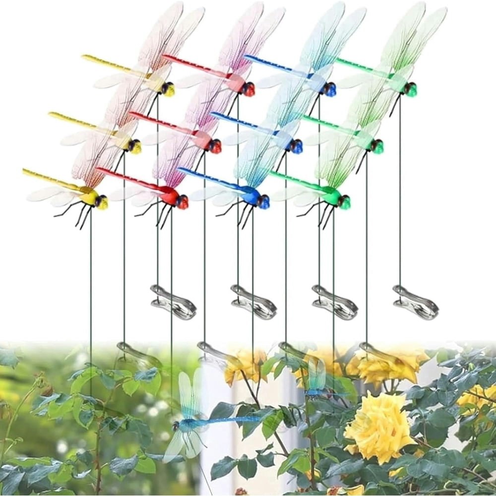 Happon Dragonfly Garden Stake 12-Pack: $15.29