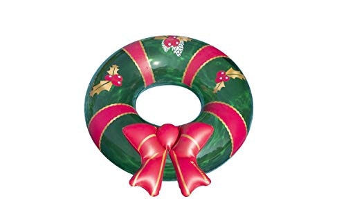 Swimline 42-inch Christmas Wreath Inflatable Pool Float: $8.90 Swimline 42-inch Christmas Wreath Inflatable Pool Float: $8.90