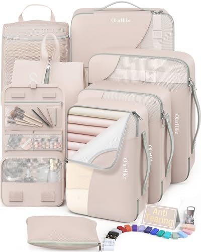 OlarHike 8-Piece Packing Cube Set: $14.99 OlarHike 8-Piece Packing Cube Set: $14.99
