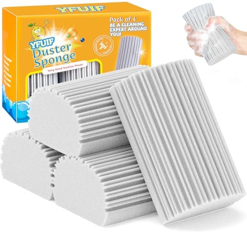 YFUIF Damp Clean Duster Sponge 4-Pack: $7.88 YFUIF Damp Clean Duster Sponge 4-Pack: $7.88