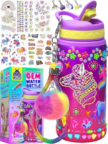 Decorate Your Own Water Bottle Kit for Girls: $14.98 Decorate Your Own Water Bottle Kit for Girls: $14.98