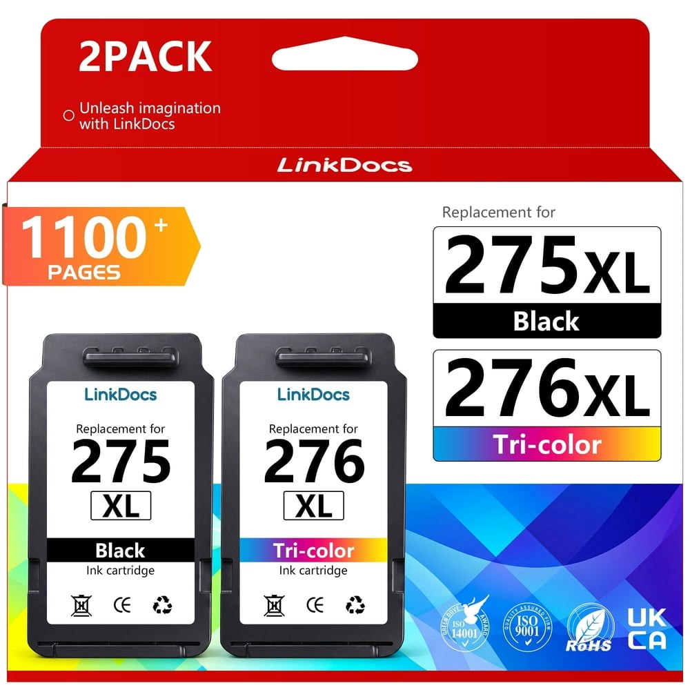 Canon PG-275XL & CL-276XL Ink Cartridge 2-Pack: $28.99 Canon PG-275XL & CL-276XL Ink Cartridge 2-Pack: $28.99