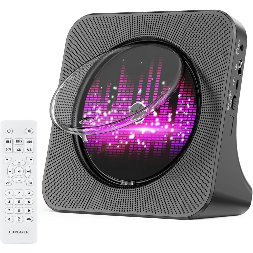 Gueray Portable Bluetooth CD Player: $38.99 Gueray Portable Bluetooth CD Player: $38.99