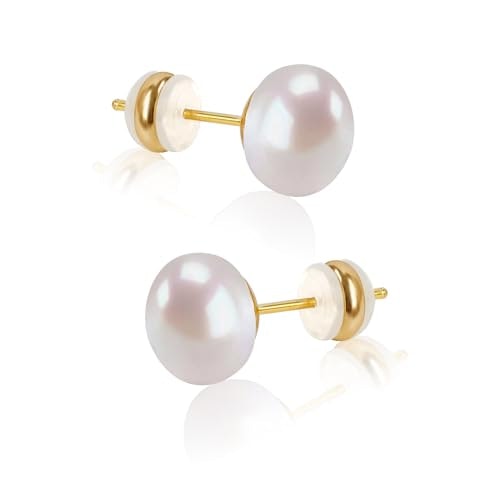 Freshwater Cultured Pearl Sterling Silver Stud Earrings: $16.14 Freshwater Cultured Pearl Sterling Silver Stud Earrings: $16.14