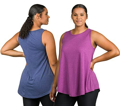 Epic MMA Women's Sleeveless Tunic Top 2-Pack: $11.47
