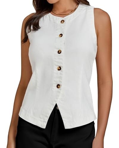 Luvamia Women's Stretchy Denim Vest: $25.49