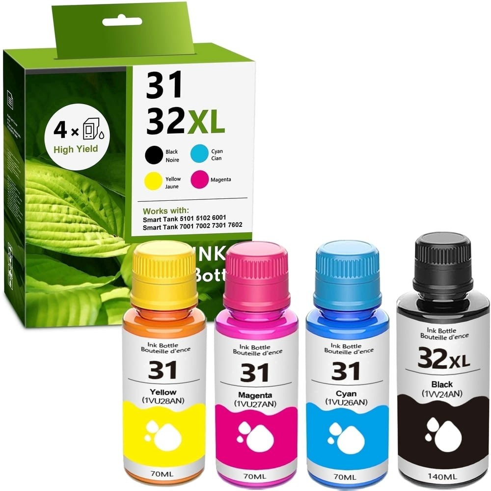31 32XL Ink Bottle Cartridge 2-Pack: $30.82 31 32XL Ink Bottle Cartridge 2-Pack: $30.82