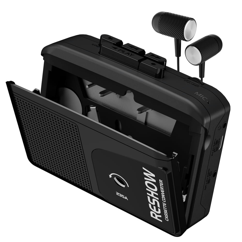 Reshow Portable Cassette-to-MP3 Converter: $32.99 Reshow Portable Cassette-to-MP3 Converter: $32.99