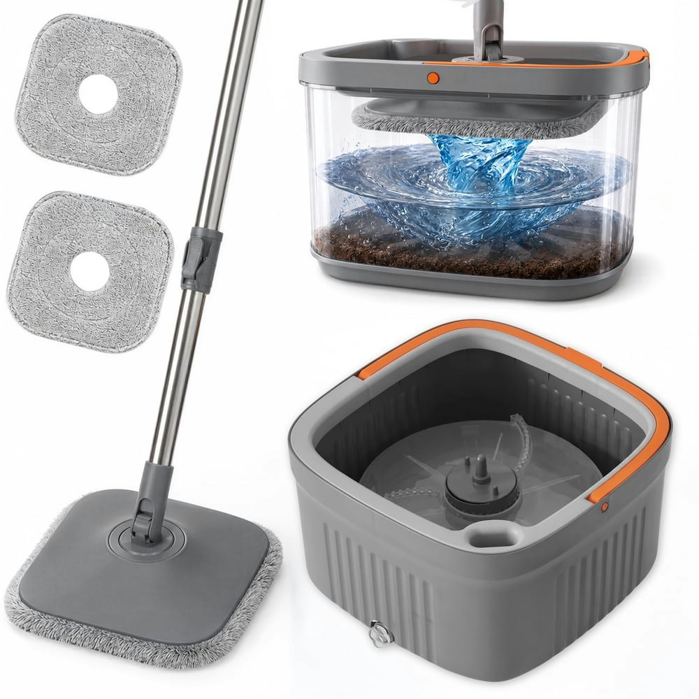 FVSA Clean Water Separation Square Spin Mop and Bucket Set: $31.99 FVSA Clean Water Separation Square Spin Mop and Bucket Set: $31.99