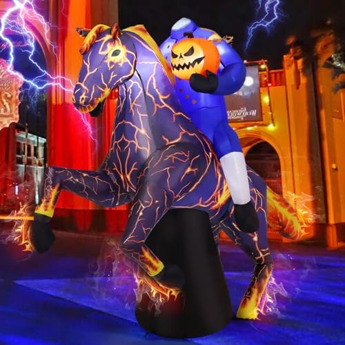 Comin 6-Foot Headless Horseman Halloween Inflatable: $39.89 Comin 6-Foot Headless Horseman Halloween Inflatable: $39.89