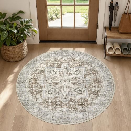Tortania 4-Foot Round Area Rug: $19.49 Tortania 4-Foot Round Area Rug: $19.49