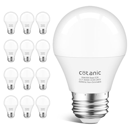 Cotanic E26 LED Ceiling Fan Light Bulbs 12-Pack: $22.09