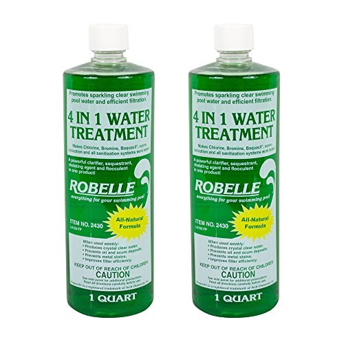 Robelle 4-in-1 Concentrated Pool Clarifier 1-Quart 2-Pack: $9.74 Robelle 4-in-1 Concentrated Pool Clarifier 1-Quart 2-Pack: $9.74