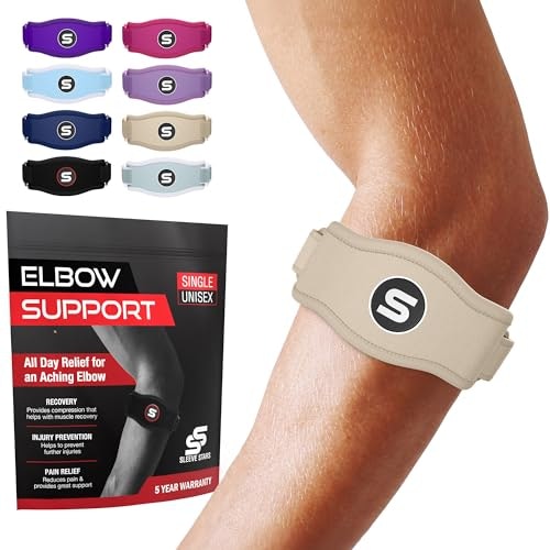 Sleeve Stars Tennis Elbow Support Brace: $11.96 Sleeve Stars Tennis Elbow Support Brace: $11.96