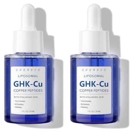 Copper Peptides Serum for Face with 2% GHK-Cu and Hyaluronic Acid: $33.98