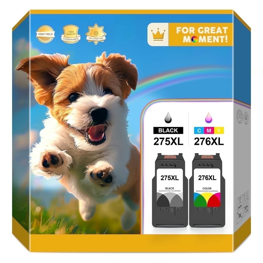 Canon 275XL and 276XL Ink Cartridge Combo Pack: $32.89 Canon 275XL and 276XL Ink Cartridge Combo Pack: $32.89