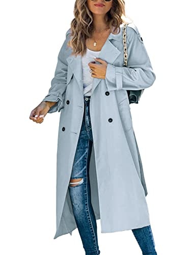 Women's Double Breasted Belted Trench Coat: $47.59 Women's Double Breasted Belted Trench Coat: $47.59