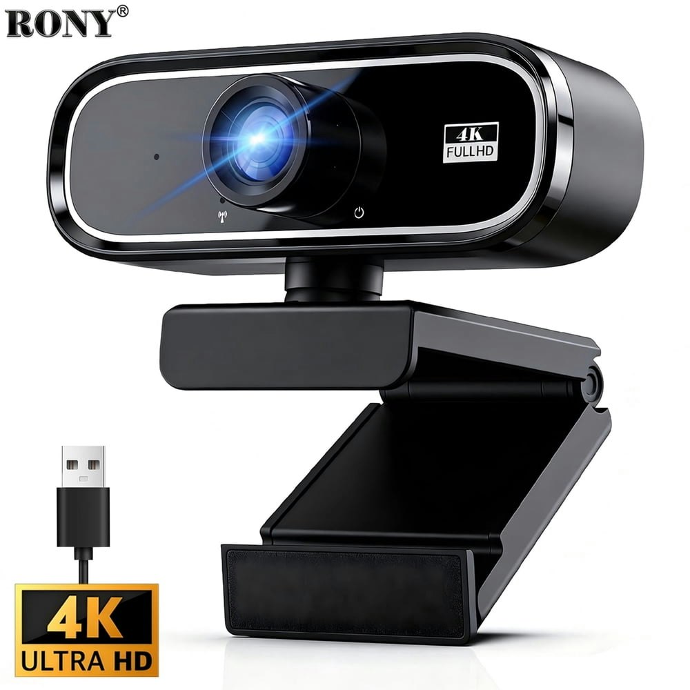 Rony 4K UHD Autofocus Webcam with Microphone: $21.23 Rony 4K UHD Autofocus Webcam with Microphone: $21.23