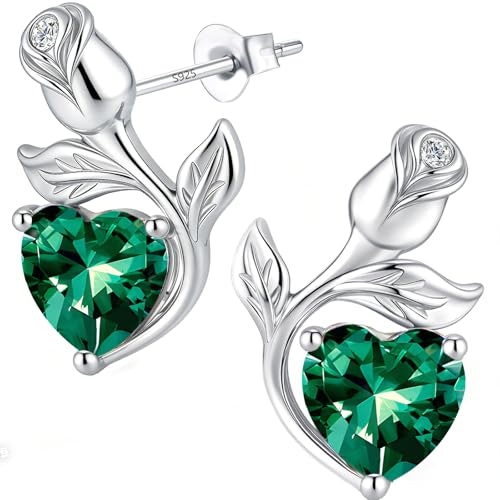 Jacupo 0.8ct Heart-Shaped Emerald Stud Earrings: $67.99 Jacupo 0.8ct Heart-Shaped Emerald Stud Earrings: $67.99