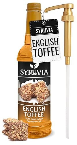 Syruvia English Toffee Coffee Syrup 25.4-oz. Bottle: $12.74 Syruvia English Toffee Coffee Syrup 25.4-oz. Bottle: $12.74